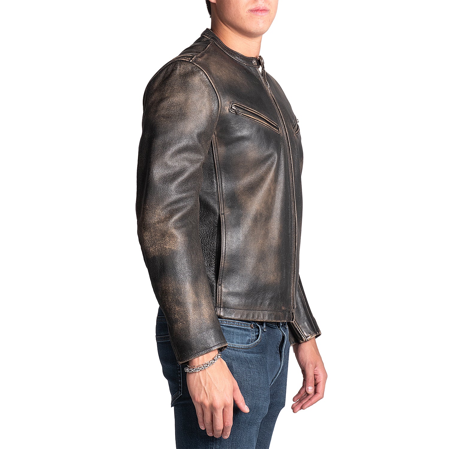 Frye Man Racer Brown